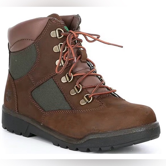 Timberland Other - NIB TIMBERLAND FIELD LACE UP NUBUCK MENS/BOYS BOOTS SIZE 6 BROWN